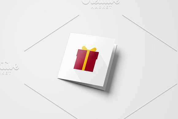 Christmas cards, xmas flat icons. in Icons - product preview 2