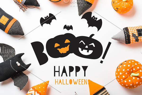 Halloween Font and Graphics Pack