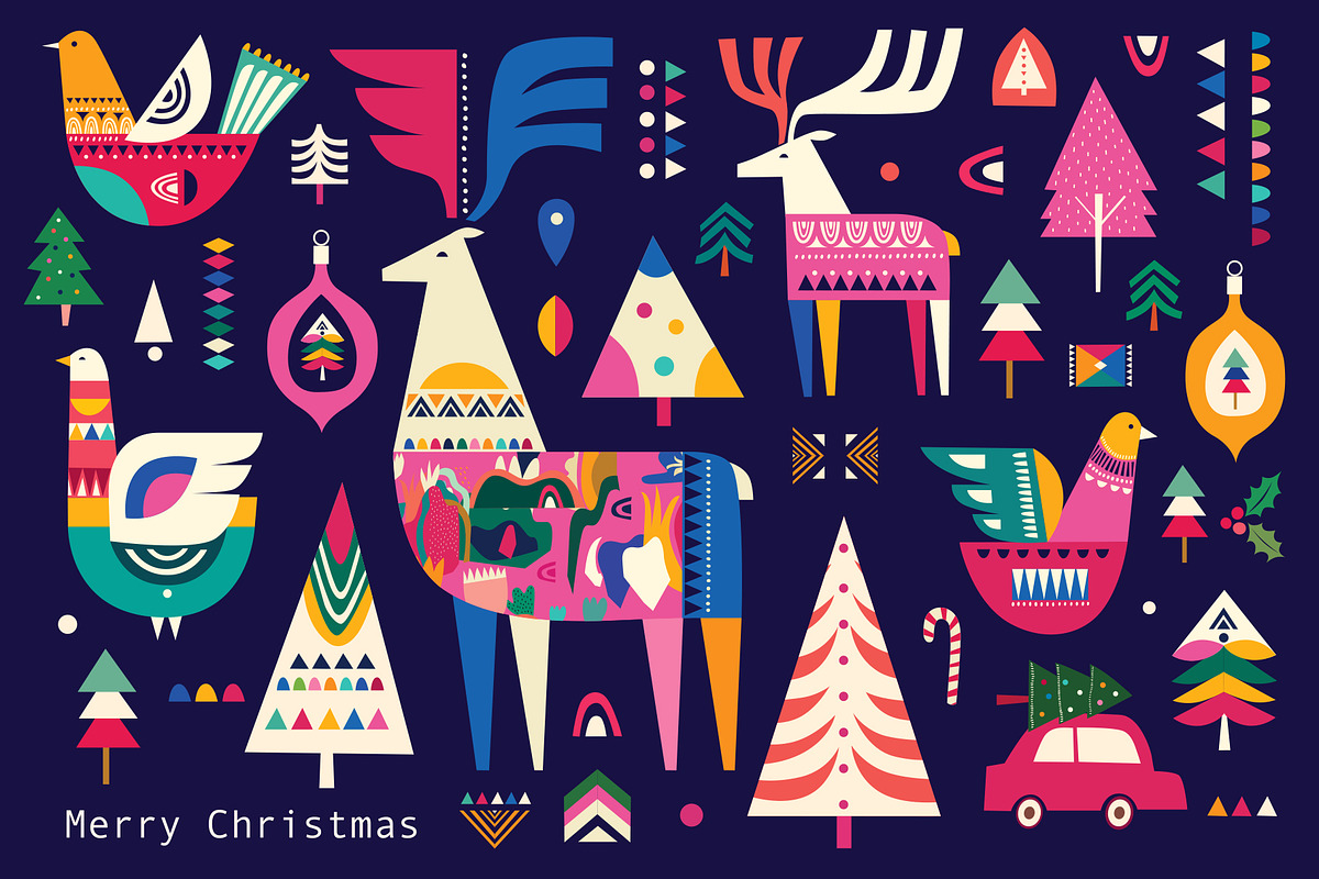 CHRISTMAS Collection in Illustrations - product preview 8