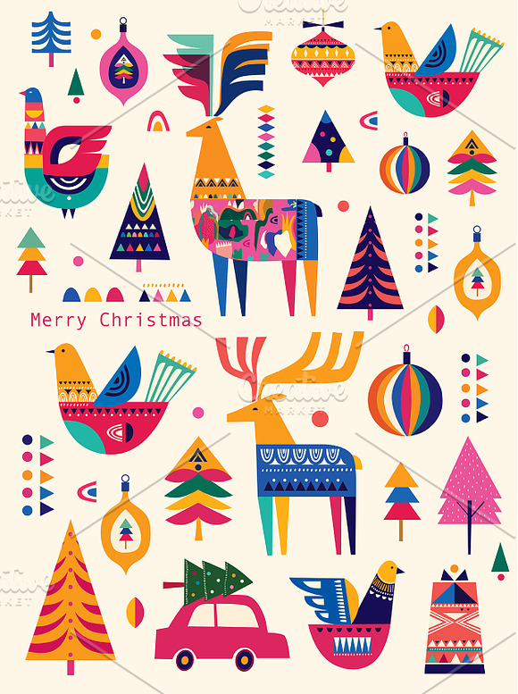 CHRISTMAS Collection in Illustrations - product preview 4