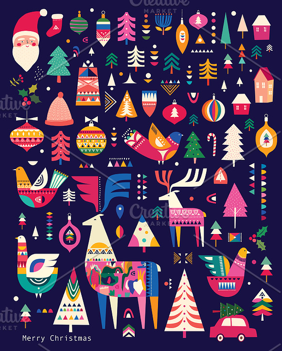 CHRISTMAS Collection in Illustrations - product preview 5