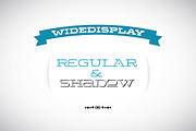 WideDisplay Regular&Shadow
