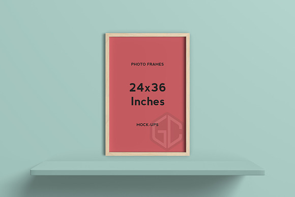 24x36 Inches Frames Mockup in Mockup Templates - product preview 4