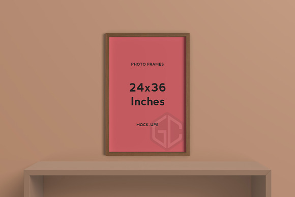 24x36 Inches Frames Mockup in Mockup Templates - product preview 5