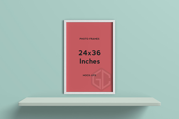 24x36 Inches Frames Mockup in Mockup Templates - product preview 6