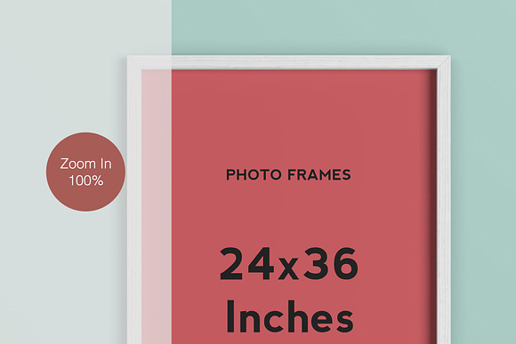 24x36 Inches Frames Mockup in Mockup Templates - product preview 7
