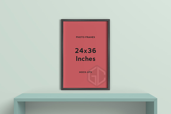 24x36 Inches Frames Mockup in Mockup Templates - product preview 8