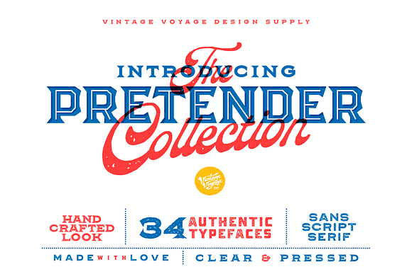 The Pretender Collection • 50% OFF in Display Fonts - product preview 11