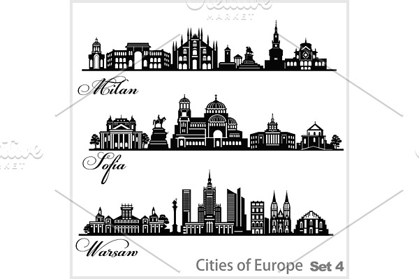 City in Europe - Sofia, Milan
