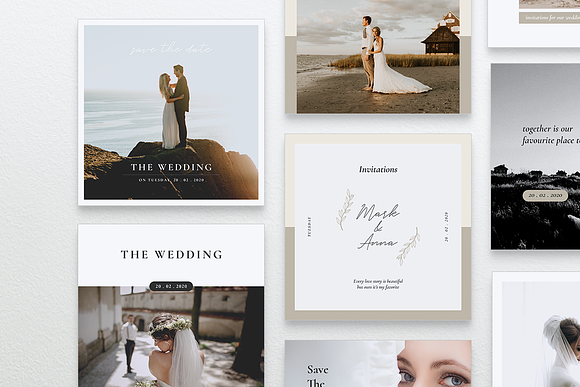 Wedding InstagramPost in Instagram Templates - product preview 2