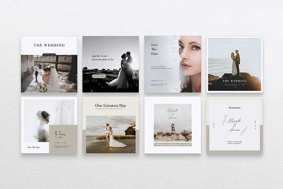 Wedding InstagramPost in Instagram Templates - product preview 5