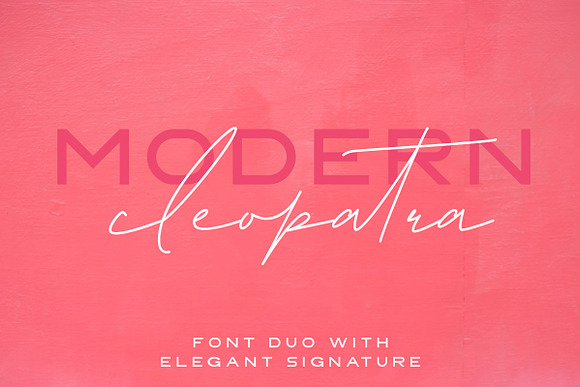 Modern Cleopatra | Font Duo in Script Fonts - product preview 11