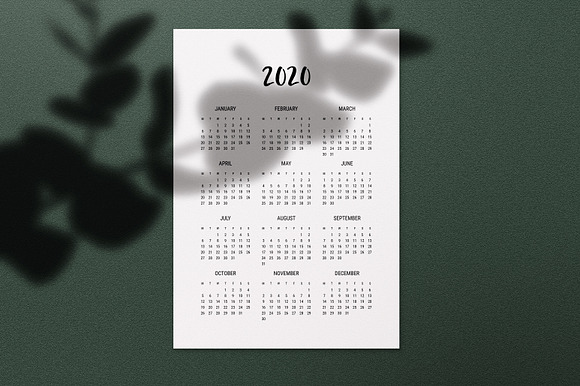 Calendar 2020 Planner in Templates - product preview 9