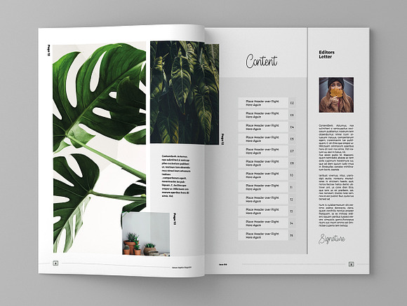 Nature Vegetico - Magazine Template in Magazine Templates - product preview 2