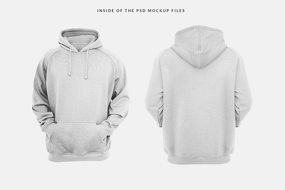 Men Hoodie Mockup in Product Mockups - product preview 4