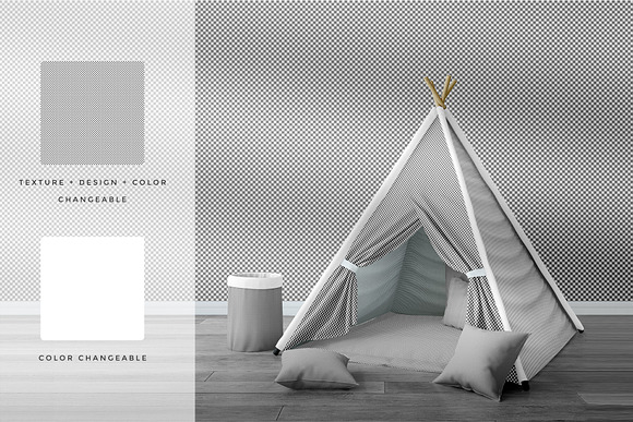 Infant Playroom Interior Mockup in Branding Mockups - product preview 4