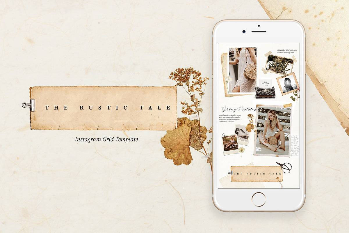 The Rustic Tale in Instagram Templates - product preview 8