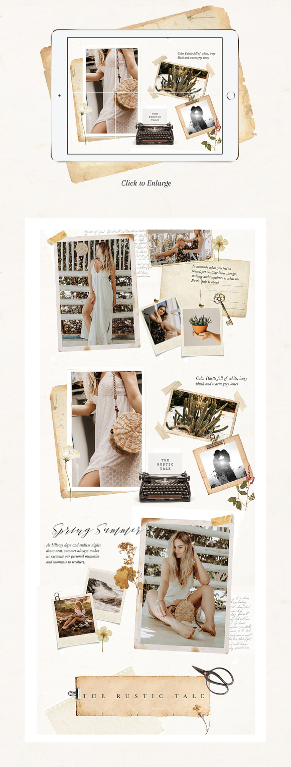 The Rustic Tale in Instagram Templates - product preview 1