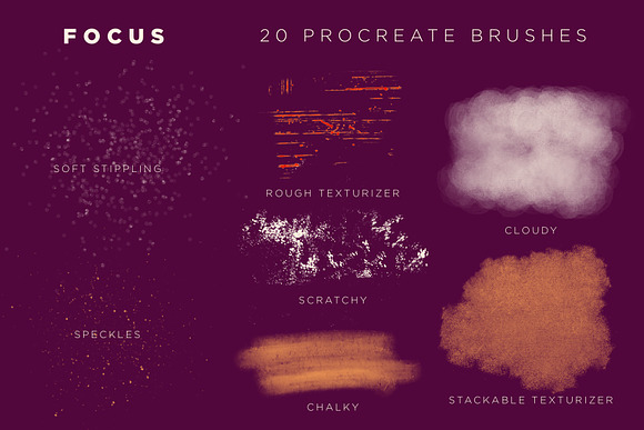 Focus Procreate Brushes in Add-Ons - product preview 2