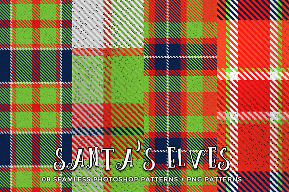 Santa's Elves in Patterns - product preview 1