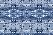 Drop Water Collage Seamless Pattern