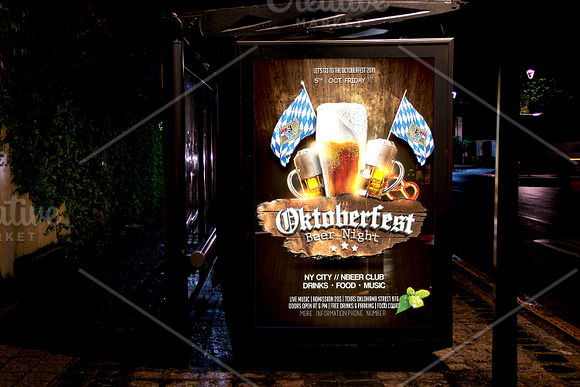 Oktoberfest Flyer Template in Flyer Templates - product preview 3