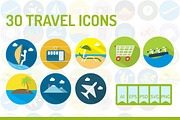 30 Travel Icons