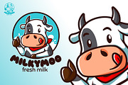 MilkyMoo - Mascot & Esport Logo
