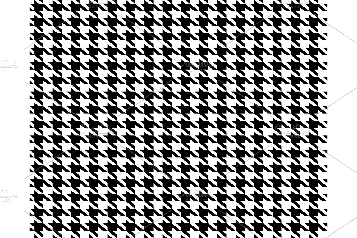 Fabric houndstooth seamless pattern. in Illustrations - product preview 8