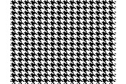 Fabric houndstooth seamless pattern.