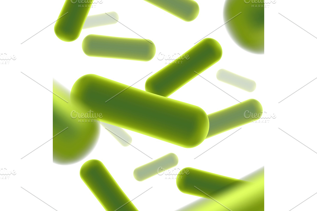 Probiotics bacteria, microscopic. in Illustrations - product preview 8