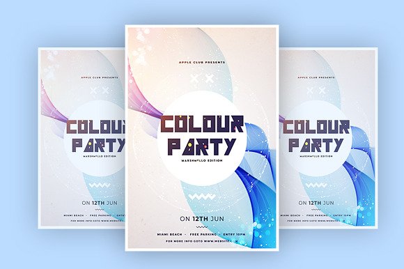 Colour Party in Flyer Templates - product preview 1