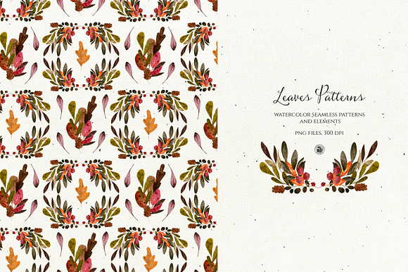Leaves Patterns in Patterns - product preview 4