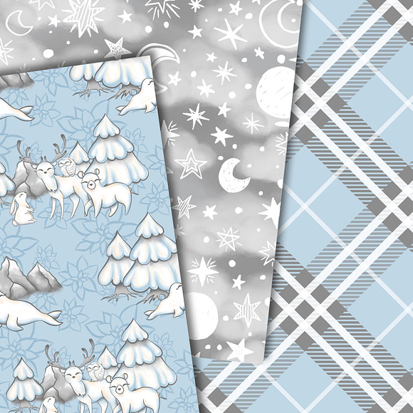 Polar animals patterns in Patterns - product preview 3