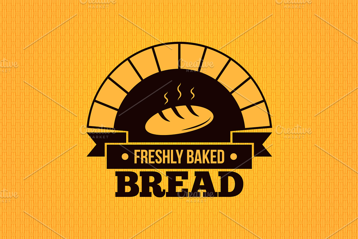 Bread vintage design menu background in Objects - product preview 8