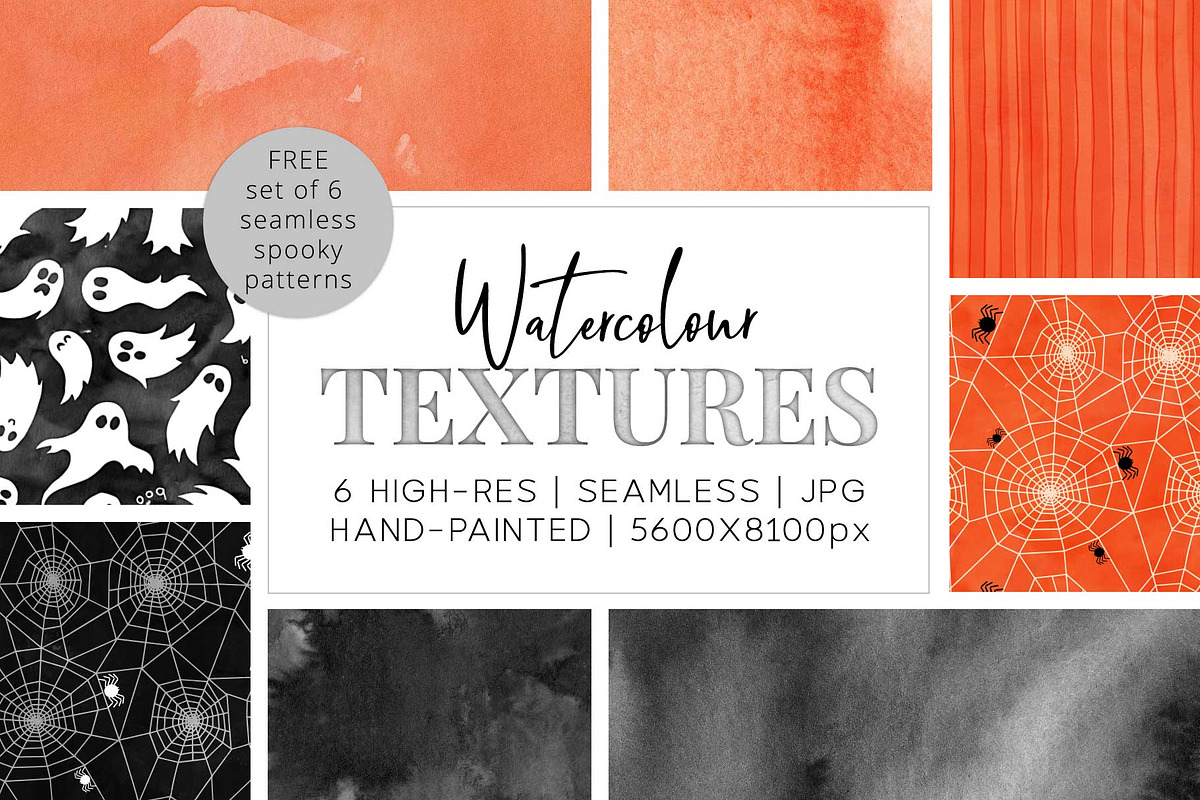 6 Huge Seamless Halloween Textures in Textures - product preview 8