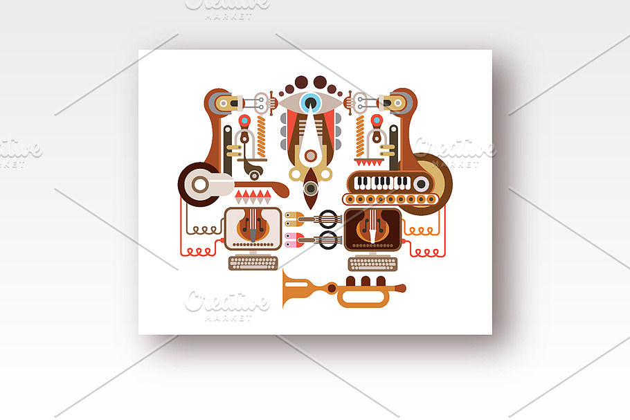 Jukebox vector artwork in Illustrations - product preview 8
