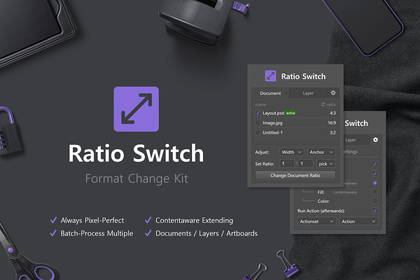 Ratio Switch - Format Change Kit