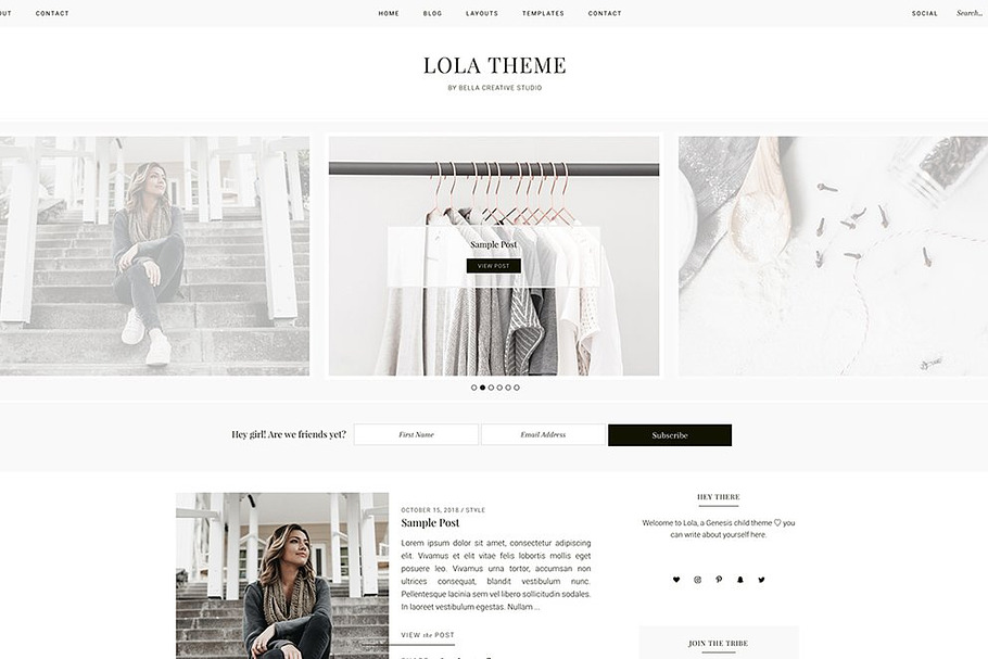Lola - WordPress Theme in WordPress Blog Themes - product preview 8