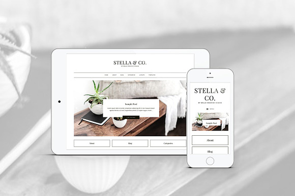 Stella & Co. - WordPress Theme in WordPress Blog Themes - product preview 2