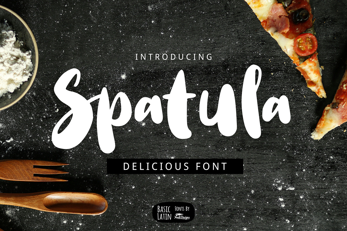 Spatula Cooking Font in Display Fonts - product preview 8