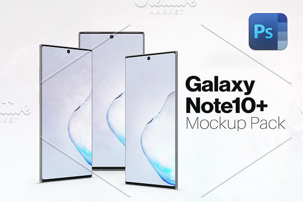 Samsung Galaxy Note 10+ Mockup