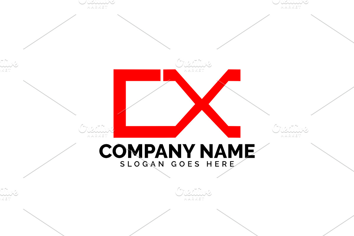 cx letter logo in Logo Templates - product preview 8