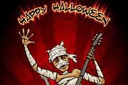 Halloween Graphic Mummy