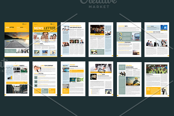 Newsletter Template in Templates - product preview 1