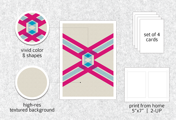 Burned Card Set in Card Templates - product preview 1