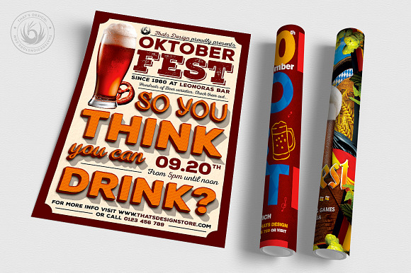 Oktoberfest Flyer Bundle V3 in Flyer Templates - product preview 5