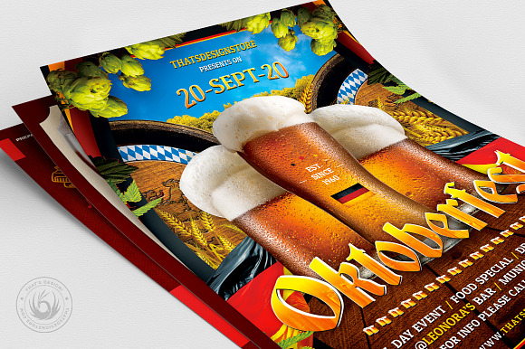 Oktoberfest Flyer Bundle V3 in Flyer Templates - product preview 7
