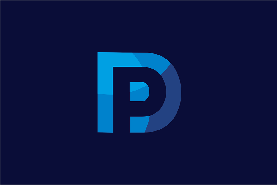 PD Letter Logo in Logo Templates - product preview 8