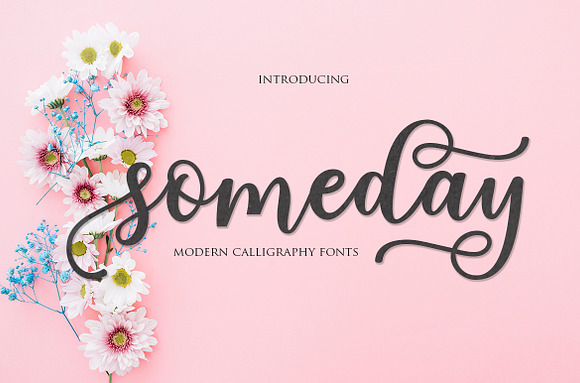 someday Script in Script Fonts - product preview 1